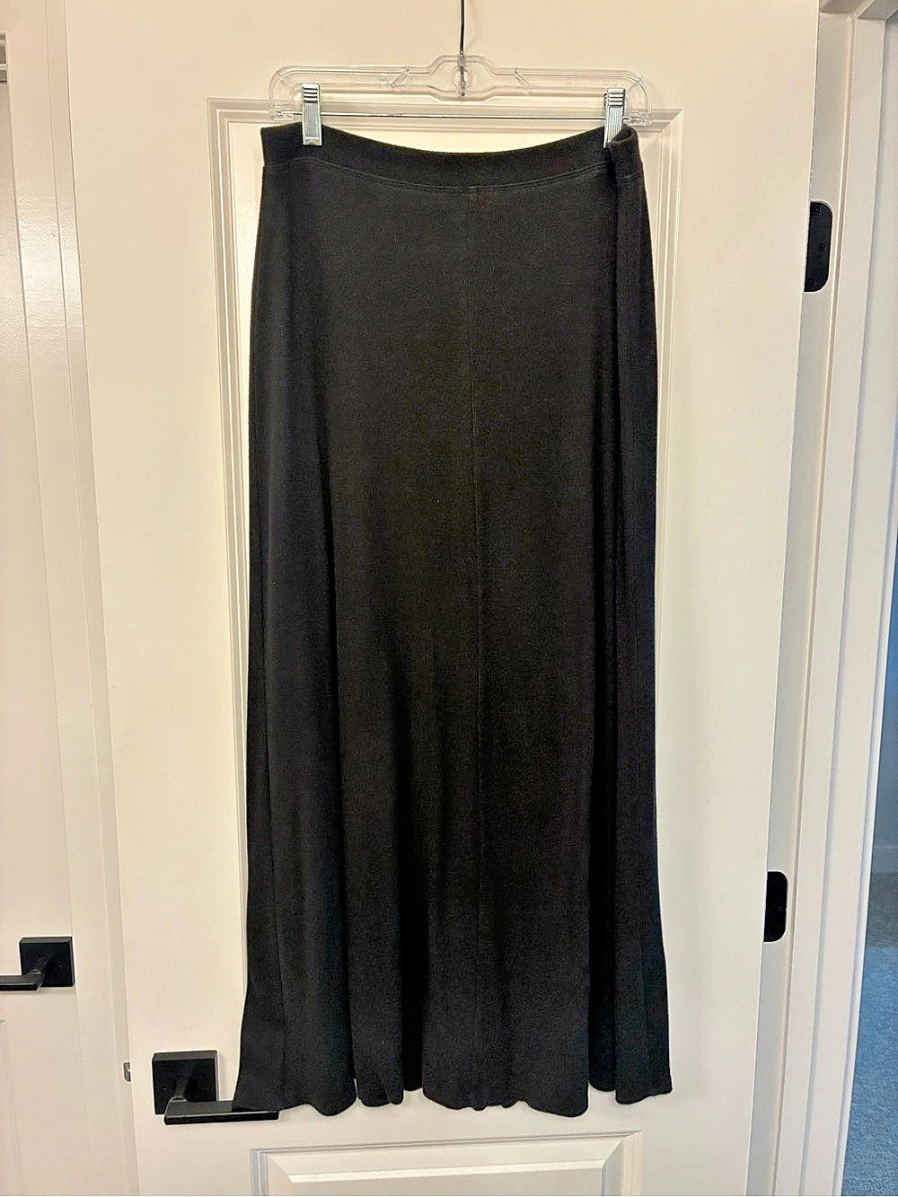 Zenergy by Chico's Black Maxi Skirt Size 1
